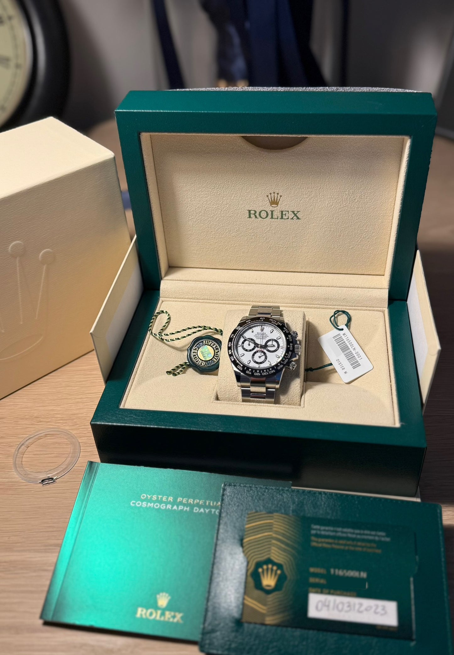 Rolex Daytona 116500LN Panda – 2023 Full Set