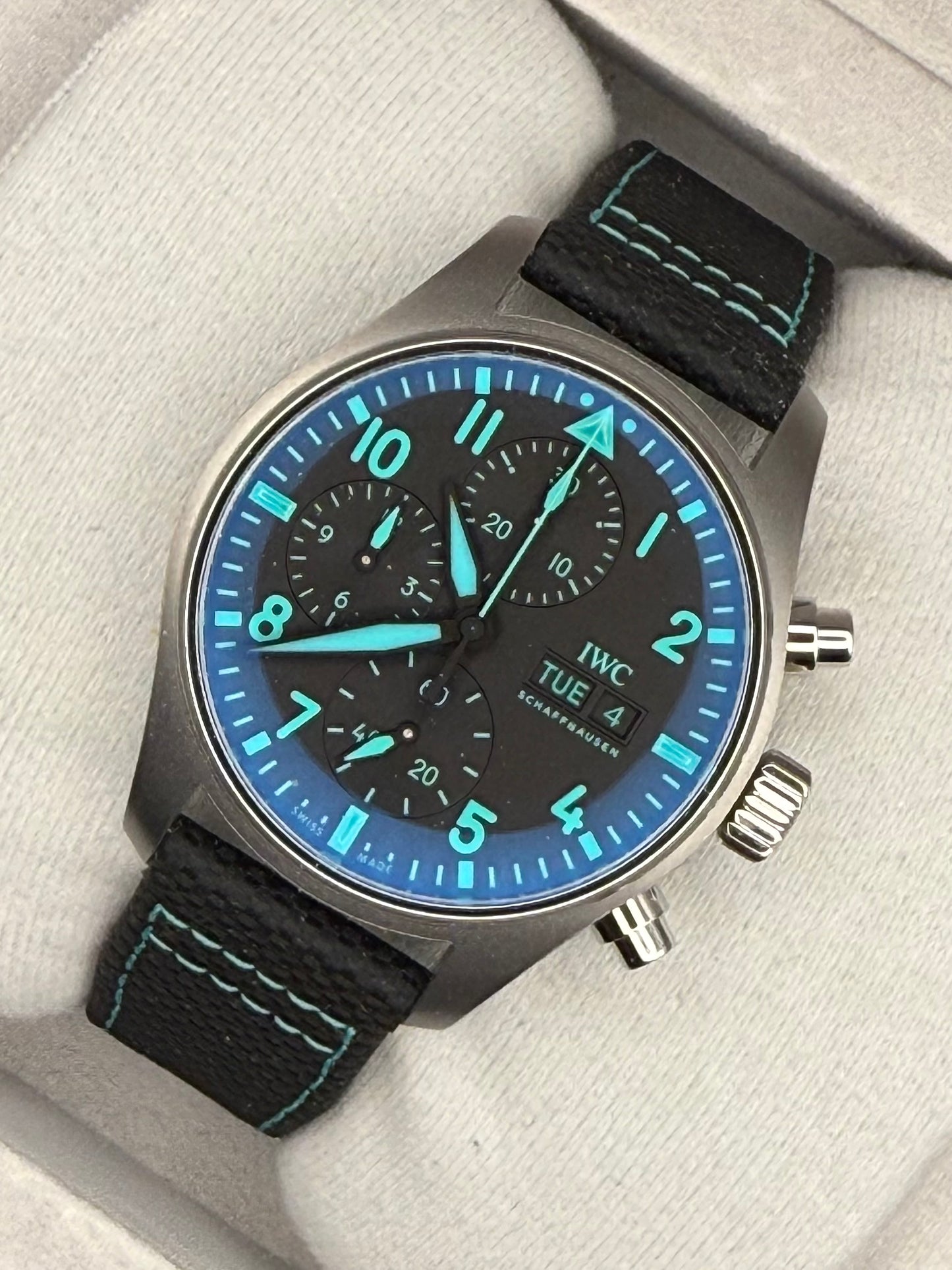 IWC Pilot’s Chronograph Mercedes-AMG Petronas IW388108 – 2024 Full Set, Unworn