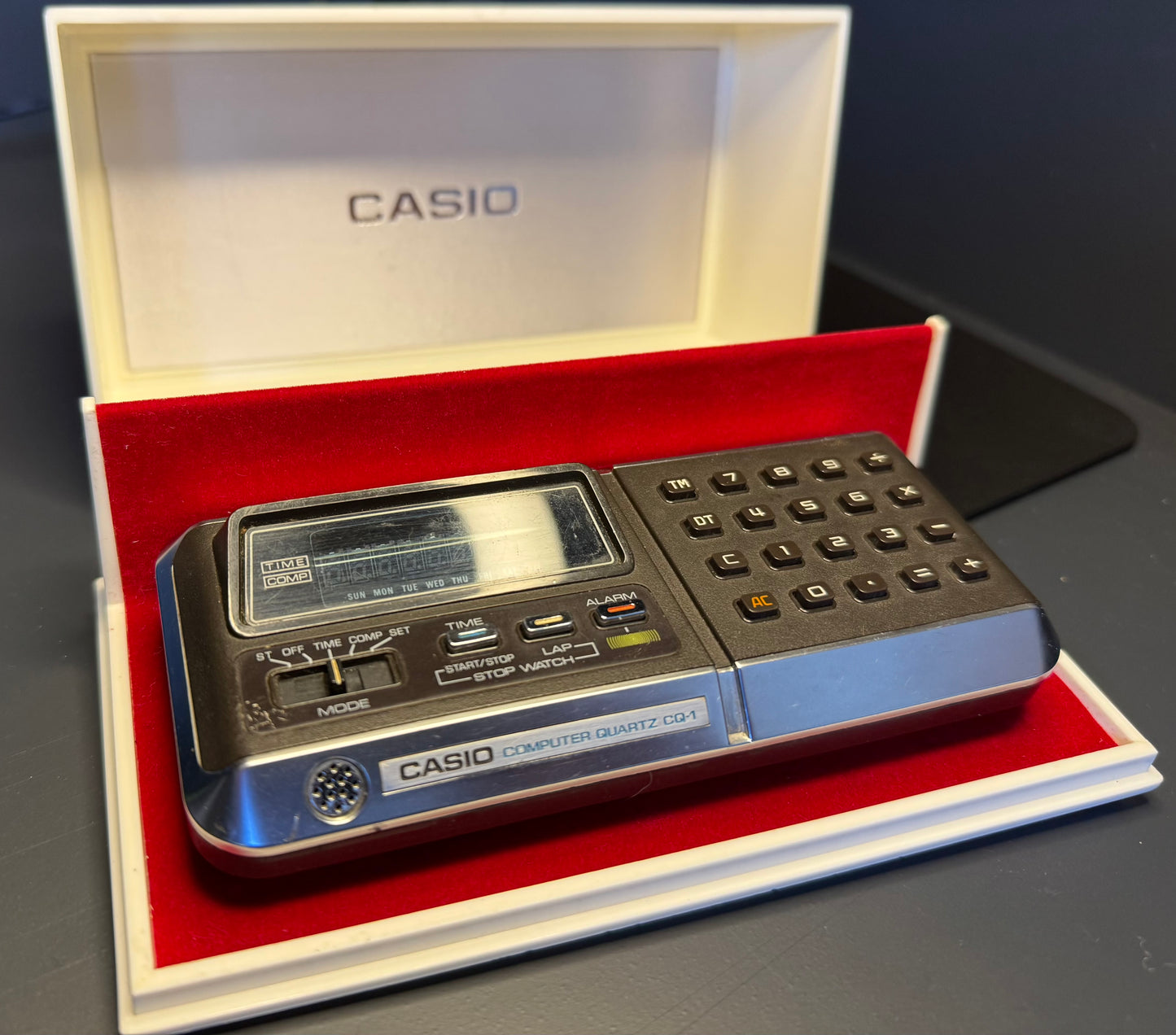 Casio Computer Quartz CQ-1 Clock & Calculator 1970s