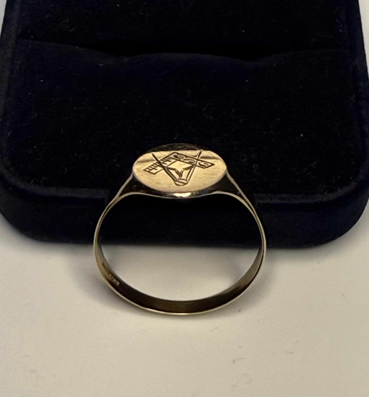 Masonic 9ct Gold Ring