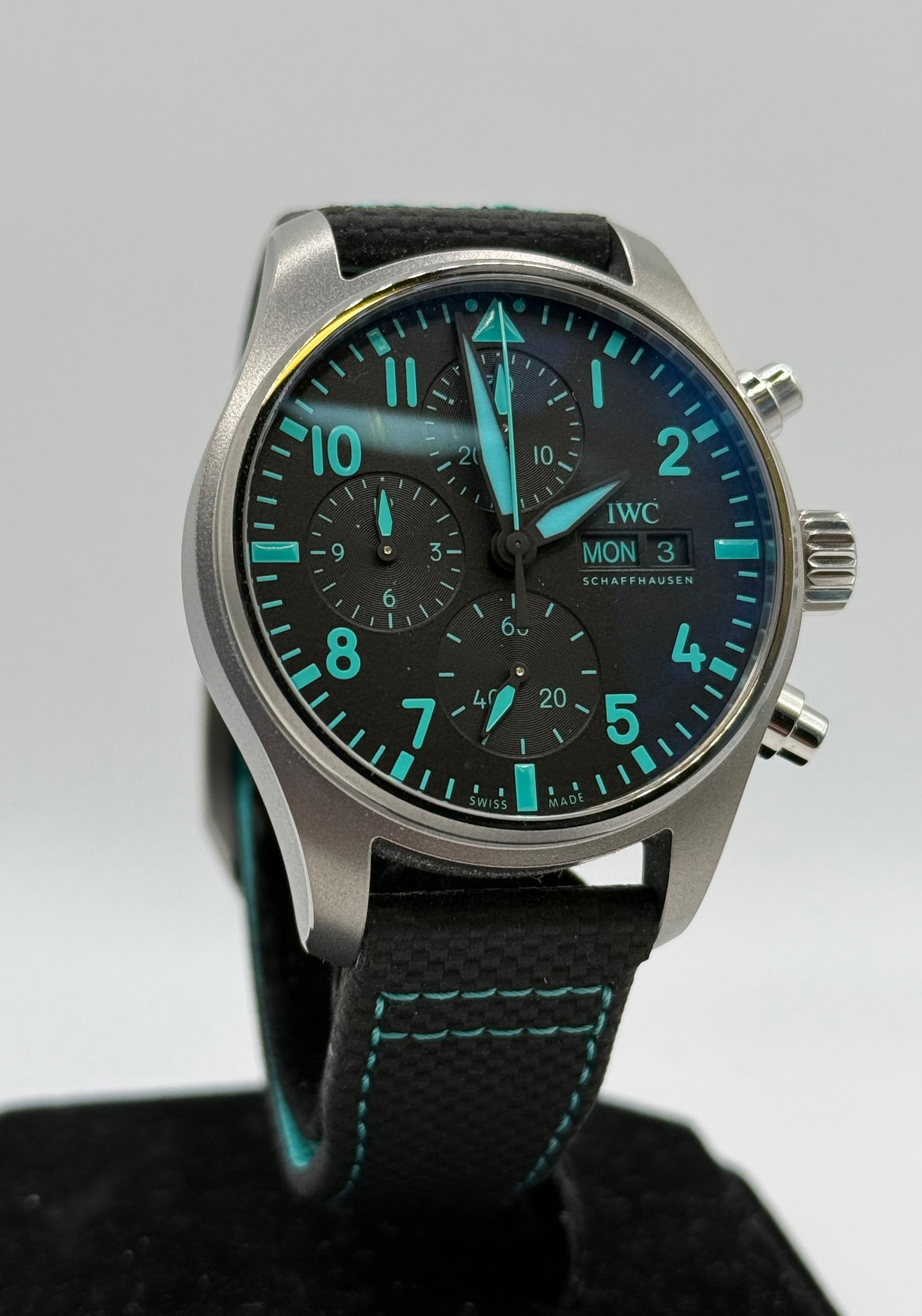 IWC Pilot’s Chronograph Mercedes-AMG Petronas IW388108 – 2024 Full Set, Unworn