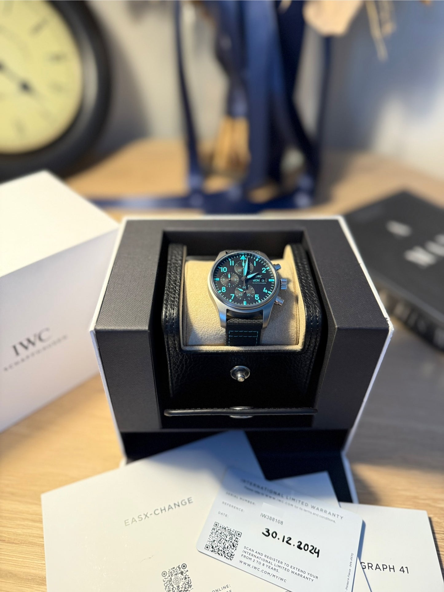 IWC Pilot’s Chronograph Mercedes-AMG Petronas IW388108 – 2024 Full Set, Unworn
