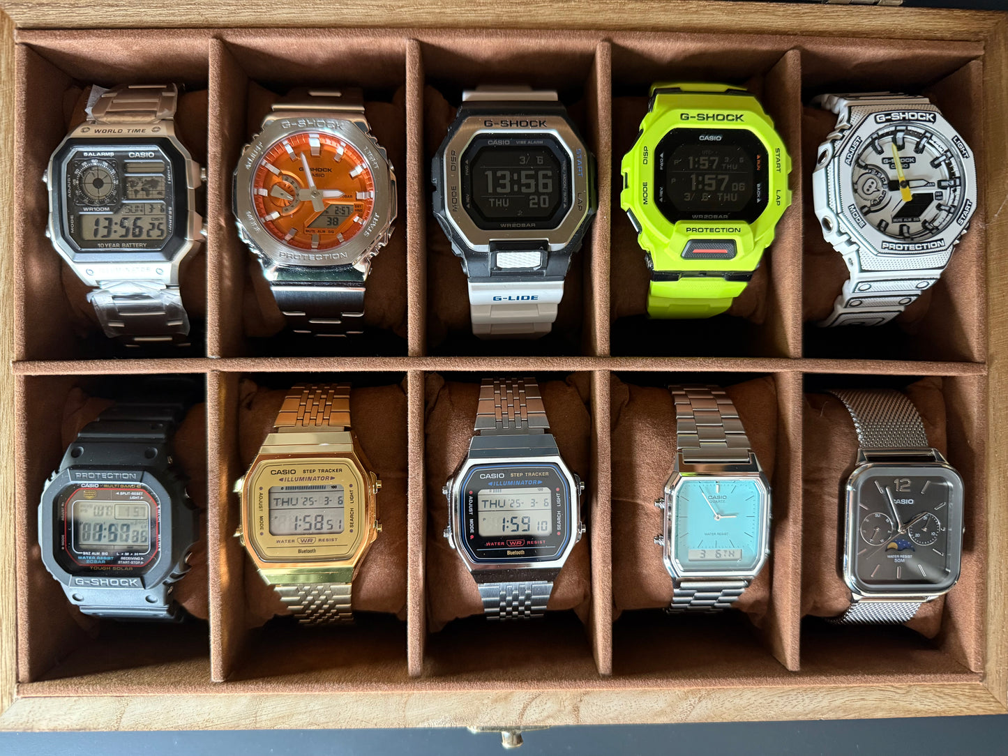 Casio & G-Shock Collection - 10 New and Rare Watches with Boxes and Papers