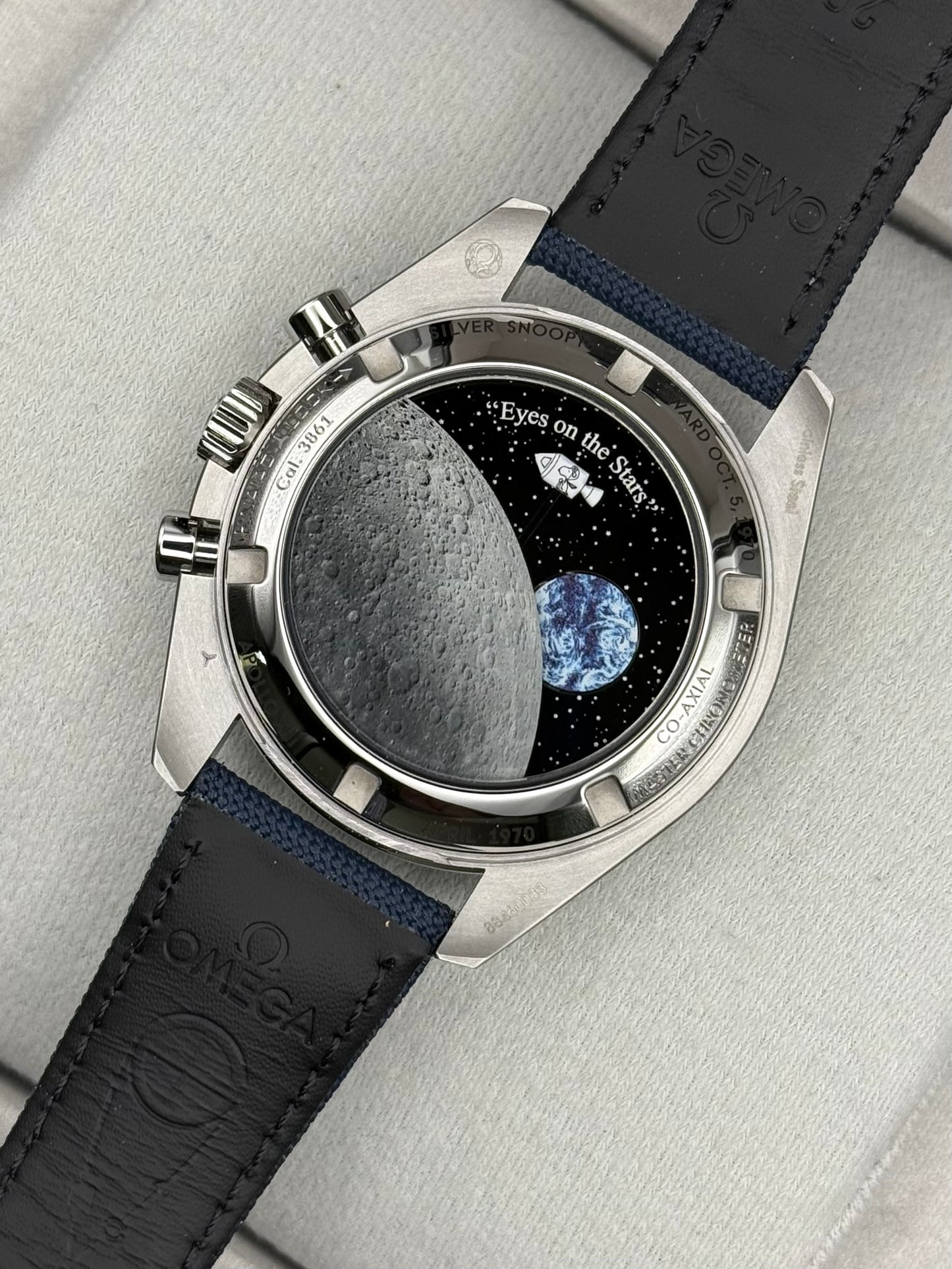 Omega Speedmaster Silver Snoopy Award 50th Anniversary