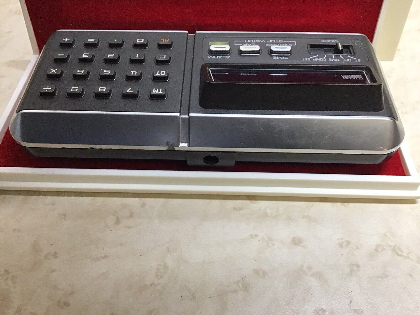 Casio Computer Quartz CQ-1 Clock & Calculator 1970s