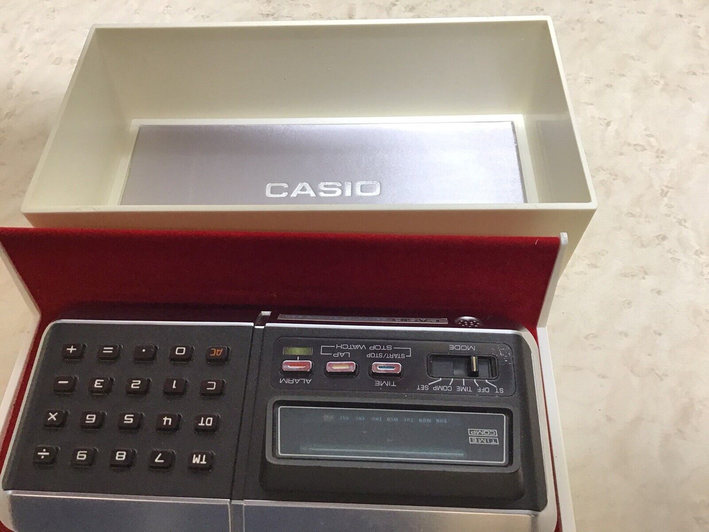 Casio Computer Quartz CQ-1 Clock & Calculator 1970s